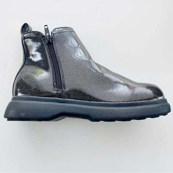 DOLCE VITA Girl’s Cole Black Glitter Chelsea Boots NEW Size 3 - Picture 4 of 8
